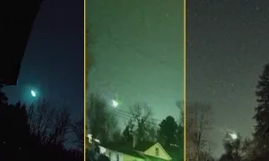 Mảnh sao chổi vận tốc 160.000 km/h cháy sáng trên bầu trời